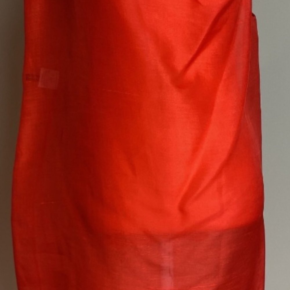 Donna Karan Red Silk Dress - Picture 7 of 16
